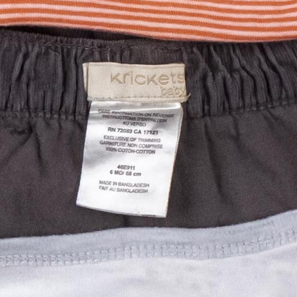 3-6 Months KRICKETS / CARTERS / RENE RAFE 4-PIECE - Picture 3 of 4